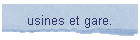 usines et gare.